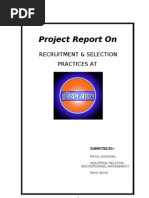 Download RECRUITMENT  SELECTION PRACTICES AT Indian Oil IOCL by nandratul SN49781371 doc pdf