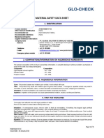 MSDS Penetrant GLOCHECK