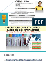 Laboratory Quality Control Based On Risk Management