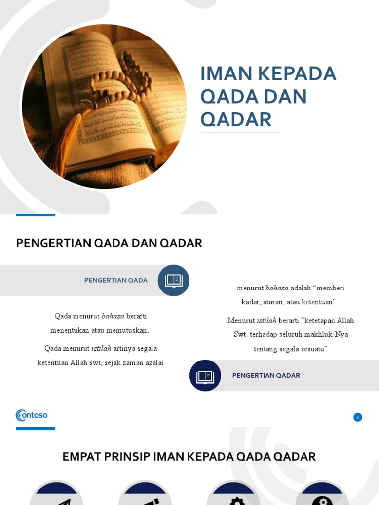 Iman Kepada Qada Dan Qadar | PDF