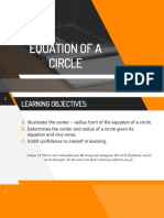 2Q-S11 Equation of A Circle