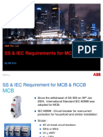 SS & IEC Requirements For MCB & RCCB: ABB Pte. LTD