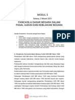 Penjabaran Pancasila Dalam Uud 1945