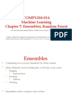 COMPX310-19A Machine Learning Chapter 7: Ensembles, Random Forest