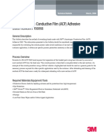 3M Anisotropic Conductive Film (ACF) Adhesive 5363 Rework Process