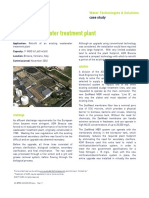 Brescia Wastewater Treatment Plant: Water Technologies & Solutions