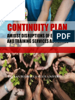 Etso Continuity Plan 2020