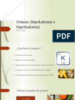 Potasio Hipokalemia e Hiperkalemia