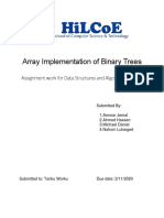 Array Representation of Binary Tree