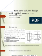 2. Structural Steel Column Design - Refer to Chanakya Arya