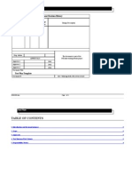 Document Revision History: Test Plan