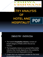 Industry Analysis OF Hotel and Hospitality