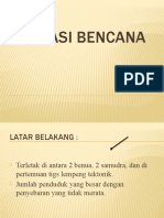 Mitigasi Bencana Gempa Bumi