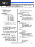 Satellite A100-S8111TD Series Detailed Product Specification