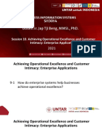 BIS Sesi 10 - 2021 - Achieving Operational Excellence and Customer Intimacy Enterprise Applications