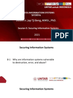 PPT BIS  Sesi 9 - 2021 -  Securing Information Systems