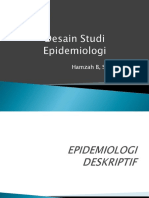 Desain Studi Epidemiologi