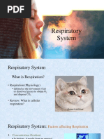 Biology 2 Lecture 8 - Respiratory System