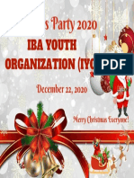 Iba Youth Organization (Iyo) : Christmas Party 2020