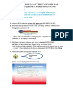 SIMPLE GUIDE FOR QUARTERLY INCOME TAX RETURN-3RD QTR 2020