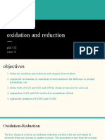 Oxidation and Reduction: PBL G5 Case 4