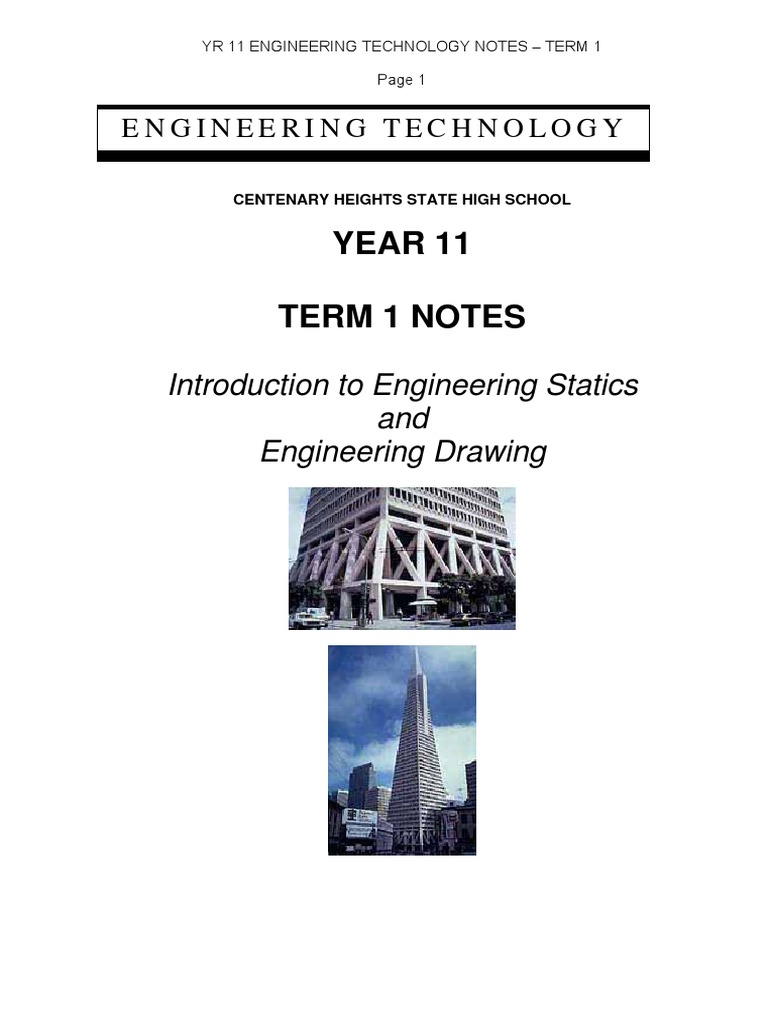 Year 11 Engineering Technology Notes | PDF | Ellipse | Engineering