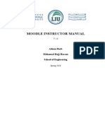 Moodle Manual V1.0