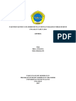 Faktor-Faktor Yang Berhubungan Dengan Kejadian BBLR Di Rsud Ungaran Tahun 2016