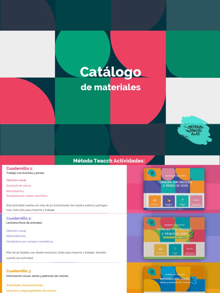 Catálogo de Materiales Educativos | PDF