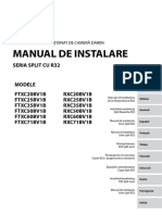 FTXC-B - RXC-B - 3P547757-1B - Installation Manual - RO