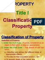 Classification of Property