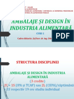 Ambalaje Și Design În I.A. - Curs - 1 - 2020 - 2021