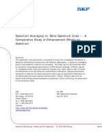 Spectrum Averaging vs. More Spectrum Lines - A Comparative Study of Enhancement Effects On Spectrum