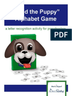 "Feed The Puppy" Alphabet Game: A Letter Recognition Activity For Preschoolers