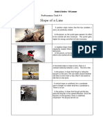 Slope of A Line: Performance Task # 4