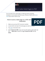 Save Web Pages in PDFs On Iphone or Ipad