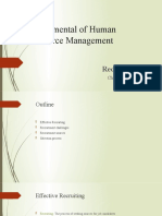 Fundamental of Human Resource Management - chapter 6