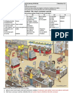 Working at The Supermarket: The Most Common Words.: BTS MCO - Unit 1: Working Life (During COVID19) Worksheet 1b