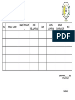 JADWAL SUPERVISI