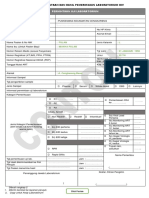 Contoh Formulir Catin PKM Cengkareng 2020