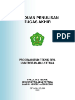 Buku Panduan Penulisan Tga