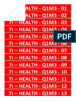 Modules Codes