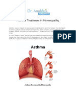 Asthma Treatment in Homeopathy - Homeopathy Treatment For Asthma Problems - DR Anubha Homeopathy Clinic International