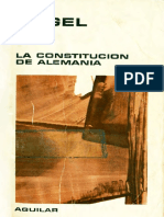 Hegel, La Constitución de Alemania