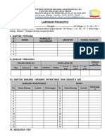 Laporan Tugas P2U: I. Daftar Petugas N O Nama Pangkat/ Golongan Jabatan Tanda Tangan