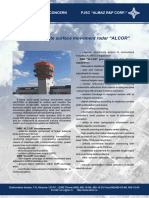 X-Band Solid-State Surface Movement Radar "ALCOR": PJSC "Almaz R&P Corp." Almaz-Antey Concern