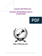 FCForum - Modelos Sustentáveis para A Criatividade