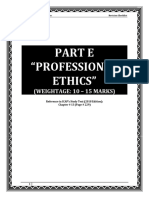 6. PART E – Professional Ethics