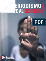 RSF Informe Periodismo Frente Al Sexismo 8 3 2021