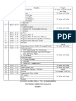 Susunan Acara Diklat Pik-M